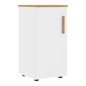 Низкий шкаф колонна с левой дверью FORTA Белый-Дуб Гамильтон FLC 40.1 (L) (399х404х801) в Туле