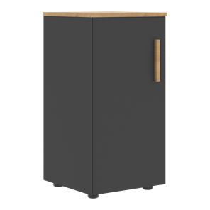 Низкий шкаф колонна с глухой дверью левой FORTA Графит-Дуб Гамильтон  FLC 40.1 (L) (399х404х801) в Туле