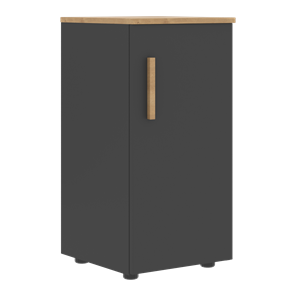 Низкий шкаф колонна с правой дверью FORTA Графит-Дуб Гамильтон  FLC 40.1 (R) (399х404х801) в Туле