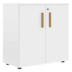 Низкий шкаф с малыми дверцами широкий FORTA Белый FLC 80.1(Z) (798х404х801) в Туле