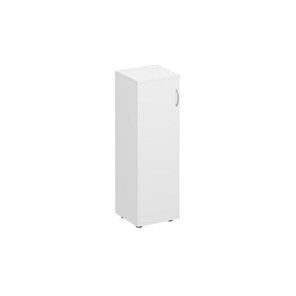 Шкаф для документов средний узкий закрытый Комфорт КФ, белый премиум (40x38x123) К.359 БП в Туле