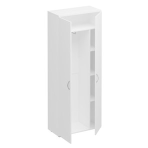 Шкаф для одежды с дополнением Комфорт, белый премиум (80х38х200) К 531 в Туле