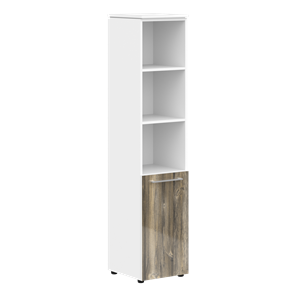Шкаф высокий MORRIS  Дуб Базель/ Белый MHC 42.5  (429х423х1956) в Туле