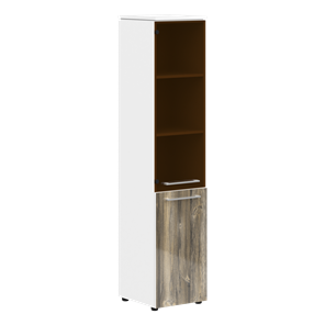 Шкаф высокий MORRIS  Дуб Базель/ Белый MHC  42.2 (429х423х1956) в Туле