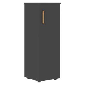 Средний шкаф колонна с глухой дверью правой FORTA Черный Графит  FMC 40.1 (R) (399х404х801) в Туле