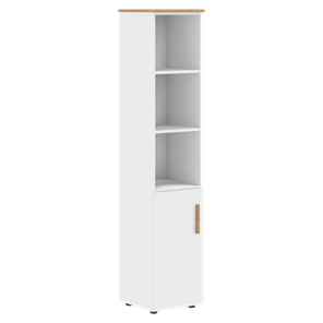 Высокий шкаф колонна с глухой средней дверью правой FORTA Белый FHC 40.6 (R) (399х404х1965) в Туле