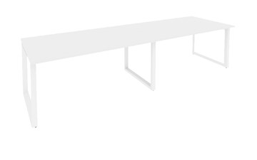 Стол для переговоров O.MO-PRG-2.4 Белый/Белый бриллиант в Туле