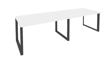 Стол для совещаний O.MO-PRG-2.3 Антрацит/Белый бриллиант в Туле