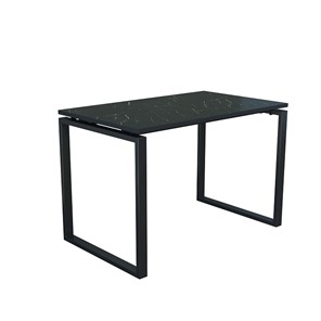 Стол для компьютера Янтарь 55.08 мрамор черный/металл черный в Туле