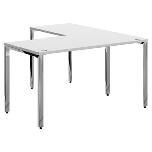 Письменный угловой  стол для персонала левый XTEN GLOSS  Белый  XGCT 1415.1 (L) (1400х1500х750) в Туле