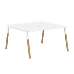 Переговорный стол FORTA Белый-Белый-БукFWST 1313 (1380x1346x733) в Туле