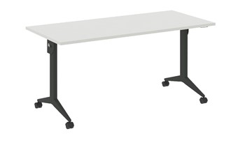 Складной мобильный стол X.M-5.7, Металл антрацит/Белый бриллиант в Туле