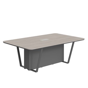 Стол для заседаний LINE Дуб-серый-антрацит СФ-571722.1 (2200х1340х754) в Туле