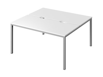 Письменный стол СL-42 (Белый/каркас серый) в Туле