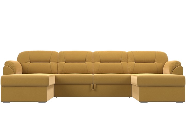 П-образный диван Бостон, Желтый (микровельвет) в Туле - изображение 3