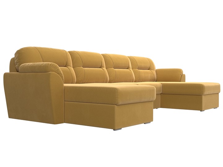 П-образный диван Бостон, Желтый (микровельвет) в Туле - изображение 4