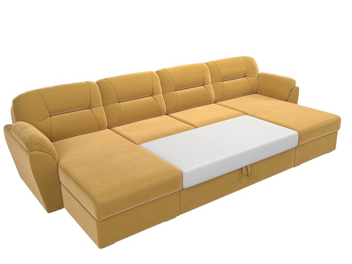 П-образный диван Бостон, Желтый (микровельвет) в Туле - изображение 8