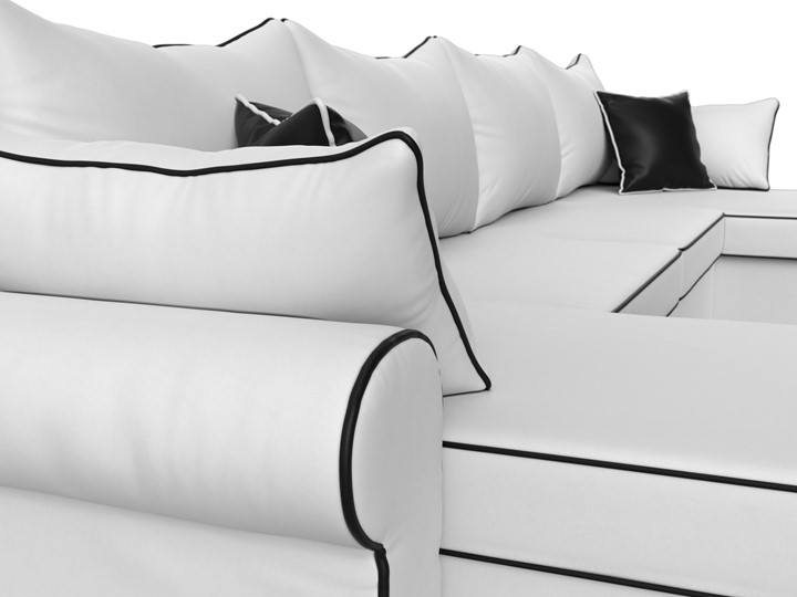 П-образный диван Элис, Белый (экокожа) в Туле - изображение 5