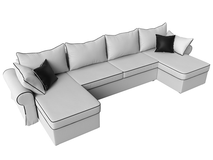 П-образный диван Элис, Белый (экокожа) в Туле - изображение 6