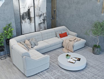 Большой диван с оттоманкой и креслом Антарес 1 ПДУ New в Туле - предосмотр 4