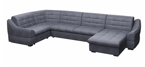 Большой диван с оттоманкой и креслом Антарес 1 ПДУ New в Туле - изображение