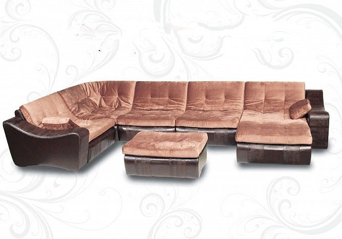 П-образный диван Плимут-Лувр 410х230х175 в Туле - изображение 1