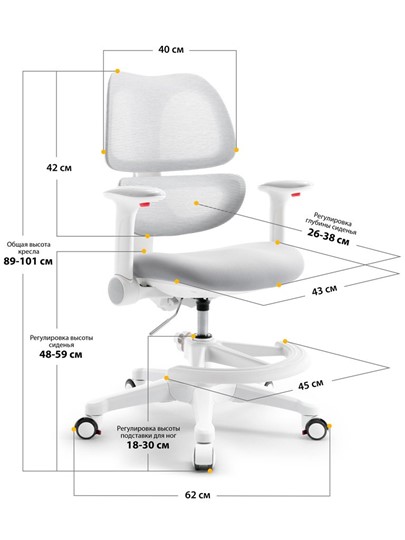 Растущее кресло Dream Air Y-607 G в Туле - изображение 2