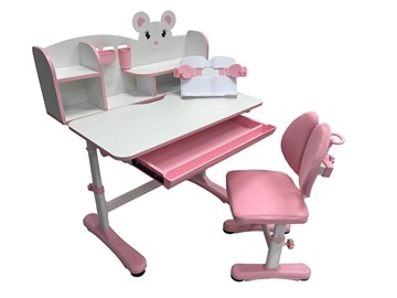 Растущая парта + стул Carezza Pink FUNDESK в Туле