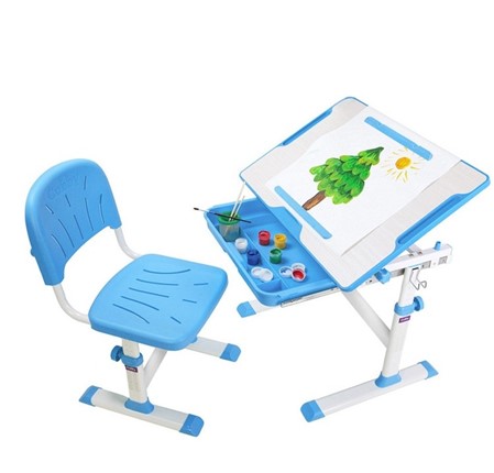 Парта растущая и стул Karo Blue в Туле - изображение