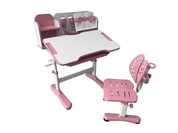 Парта растущая и стул Vivo Pink FUNDESK в Туле - предосмотр 1