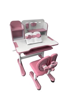 Парта растущая и стул Vivo Pink FUNDESK в Туле - предосмотр 2