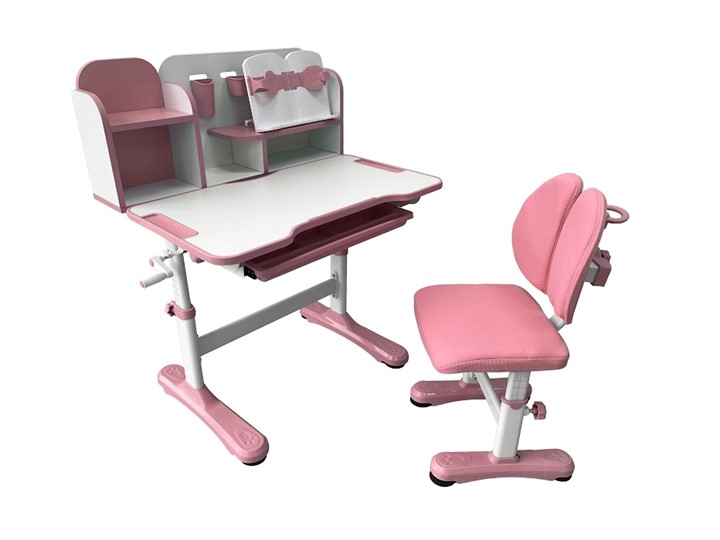 Парта растущая и стул Vivo Pink FUNDESK в Туле - изображение 4