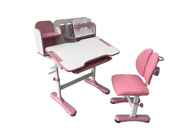Парта растущая и стул Vivo Pink FUNDESK в Туле - предосмотр 5