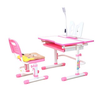 Детский стол-трансформер RIFFORMA SET-07, розовый в Туле