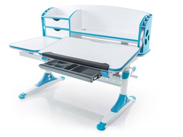 Детский стол-трансформер Mealux Aivengo-L, EVO-720 WB, синяя в Туле