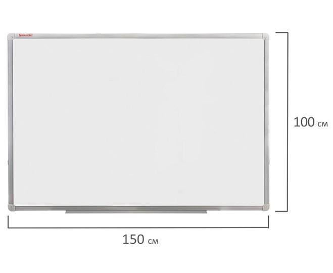 Доска магнитно-маркерная BRAUBERG 100х150 см, алюминиевая рамка в Туле - изображение 8