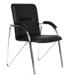 Офисное кресло CHAIRMAN 850 Экокожа Terra 118 черная в Туле - предосмотр