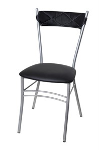 Кухонный стул Бистро Софт СРП-080С Эмаль, с мягкой спинкой Экотекс черный в Туле